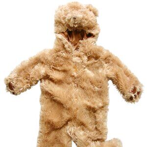 Teddy Bear Costume Tan Plush Baby Size 0-3 Mos Princess Paradise HALLOWEEN